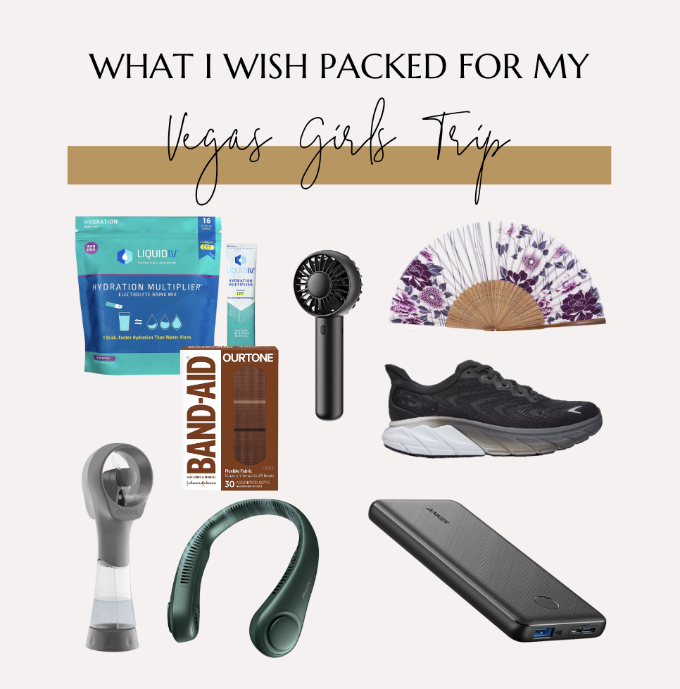 what i wish i packed for my vegas girls trip