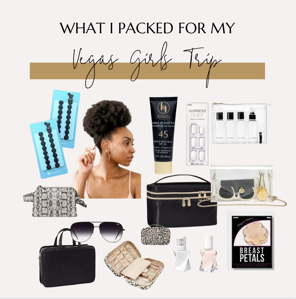 what i packed for my vegas girls trip