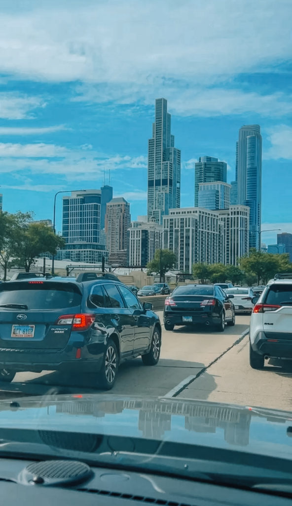 driving to chicago