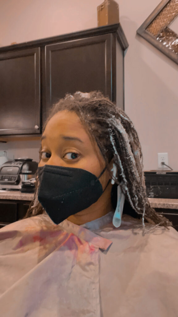 hair color application