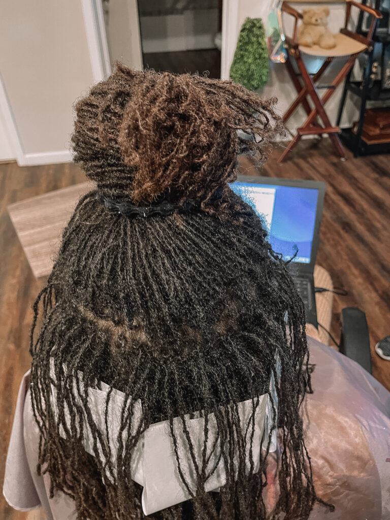 hair in a bun
