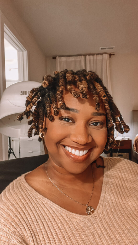 drying pipe cleaner curls