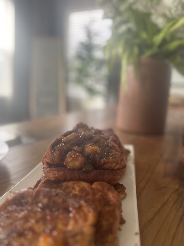 banana foster brioche french toast