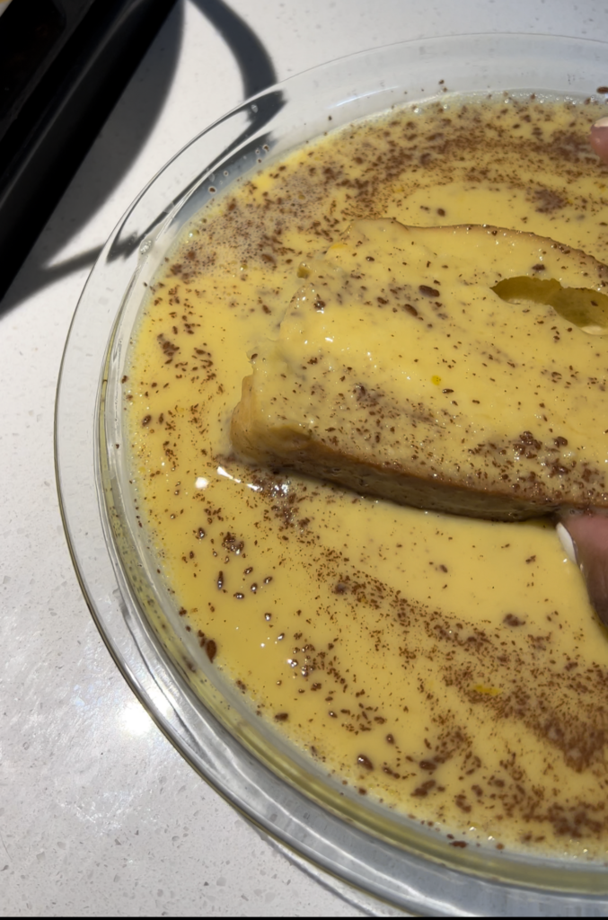 cooking brioche french toast