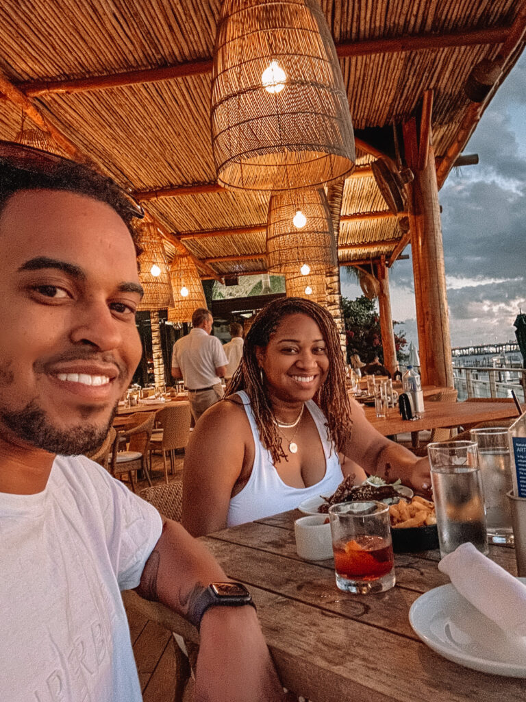 dinner at baia in miami in february