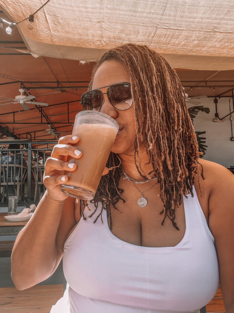 morgans iced latte in miami in february