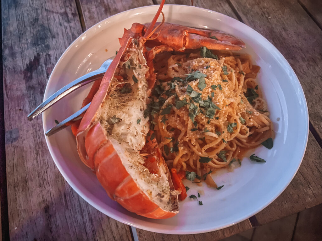 lobster at baia in miami in february